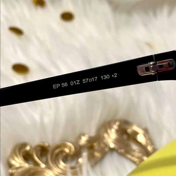 Authentic Emilio Pucci Sunglasses EP 56 black w/ gradient violet lenses - Picture 6 of 10